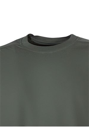 T-shirt oversize in jersey di cotone verde RICK OWENS | RU01F2283JA35